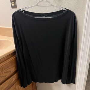 Express Black Long Sleeve Blouse